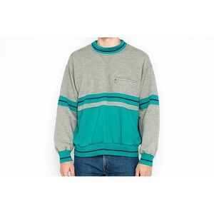 Vtg 90s Pierre Cardin Men's XL Green  Long Sleeve Sweatshirt